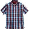 imageKingSize Mens Big ampamp Tall ShortSleeve Plaid Sport ShirtDeep Burgundy Plaid