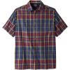 imageKingSize Mens Big ampamp Tall ShortSleeve Plaid Sport ShirtNavy Madras