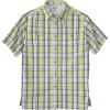 imageKingSize Mens Big ampamp Tall ShortSleeve Plaid Sport ShirtNeon Green Plaid