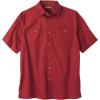 imageKingSize Mens Big ampamp Tall ShortSleeve Pocket Sport ShirtRich Burgundy