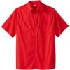 imageKingSize Mens Big ampamp Tall ShortSleeve Pocket Sport ShirtTrue Red