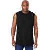 imageKingSize Mens Big ampamp Tall ShrinkLess Lightweight Muscle TShirtBlack