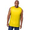 imageKingSize Mens Big ampamp Tall ShrinkLess Lightweight Muscle TShirtCyber Yellow
