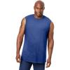 imageKingSize Mens Big ampamp Tall ShrinkLess Lightweight Muscle TShirtHeather Navy