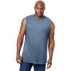 imageKingSize Mens Big ampamp Tall ShrinkLess Lightweight Muscle TShirtHeather Slate Blue