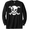 imageKingSize Mens Big ampamp Tall Tall WaffleKnit Thermal Crewneck TeeSkull