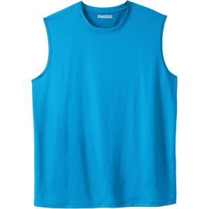 imageKingSize Mens Big ampamp Tall No Sweat Muscle TeeElectric Blue