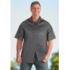 imageKingSize Mens Big ampamp Tall Easy Care Woven Sport ShirtBlack Diamond