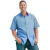 imageKingSize Mens Big ampamp Tall Easy Care Woven Sport ShirtBlue Geo