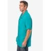 imageKingSize Mens Big ampamp Tall KS Island Solid Camp ShirtBright Blue