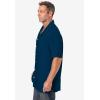 imageKingSize Mens Big ampamp Tall KS Island Solid Camp ShirtNavy