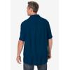 imageKingSize Mens Big ampamp Tall KS Island Solid Camp ShirtNavy