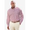 imageKingSize Mens Big ampamp Tall Long Sleeve Wrinkle Free Sport ShirtAtlantic Plaid