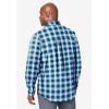 imageKingSize Mens Big ampamp Tall Long Sleeve Wrinkle Free Sport ShirtBlack Check