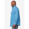 imageKingSize Mens Big ampamp Tall Long Sleeve Wrinkle Free Sport ShirtNavy