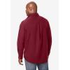 imageKingSize Mens Big ampamp Tall Long Sleeve Wrinkle Free Sport ShirtRich Burgundy