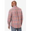 imageKingSize Mens Big ampamp Tall Long Sleeve Wrinkle Free Sport ShirtSalmon Plaid