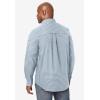 imageKingSize Mens Big ampamp Tall Long Sleeve Wrinkle Free Sport ShirtSteel Check