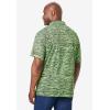 imageKingSize Mens Big ampamp Tall No Sweat PoloElectric Green Digital