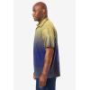 imageKingSize Mens Big ampamp Tall No Sweat PoloGeo Ombre