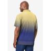 imageKingSize Mens Big ampamp Tall No Sweat PoloGeo Ombre