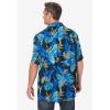 imageKingSize Mens Big ampamp Tall Printed Camp ShirtBlue Island