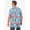 imageKingSize Mens Big ampamp Tall Printed Camp ShirtCool Blue Floral