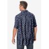 imageKingSize Mens Big ampamp Tall Printed Camp ShirtLightning Bolt