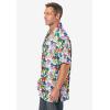 imageKingSize Mens Big ampamp Tall Printed Camp ShirtPineapple Floral