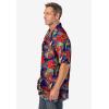 imageKingSize Mens Big ampamp Tall Printed Camp ShirtRed Floral