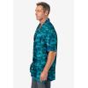 imageKingSize Mens Big ampamp Tall Printed Camp ShirtTidal Green Marble