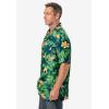 imageKingSize Mens Big ampamp Tall Printed Camp ShirtTropical Floral