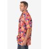 imageKingSize Mens Big ampamp Tall Printed Camp ShirtTropical Fruit