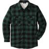 imageKingSize Mens Big ampamp Tall Fleece Sherpa Shirt JacketHunter Check