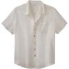 imageKingSize Mens Big ampamp Tall KS Island Solid Camp ShirtWhite