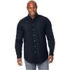 imageKingSize Mens Big ampamp Tall Long Sleeve Wrinkle Free Sport ShirtBlack