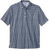 imageKingSize Mens Big ampamp Tall Performance Dress Collar Polo  XL Navy Gingham