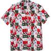 imageKingSize Mens Big ampamp Tall Printed Camp ShirtGift Wrap