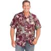 imageKingSize Mens Big ampamp Tall Printed Camp ShirtHarvest Island