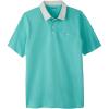 imageKingSize Mens Big ampamp Tall Shirt Collar PoloTidal Green Birdseye