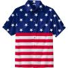 imageKingSize Mens Big ampamp Tall Short Sleeve American Sport ShirtStars and Stripes