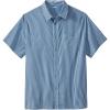 imageKingSize Mens Big ampamp Tall Striped ShortSleeve Sport ShirtNavy Stripe