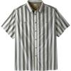 imageKingSize Mens Big ampamp Tall Striped ShortSleeve Sport ShirtOlive Stripe