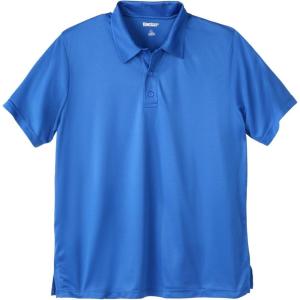 imageKingSize Mens Big ampamp Tall No Sweat PoloCobalt Blue Mesh