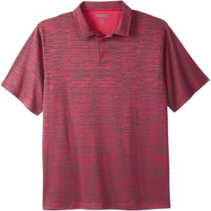 imageKingSize Mens Big ampamp Tall No Sweat PoloElectric Pink Digital