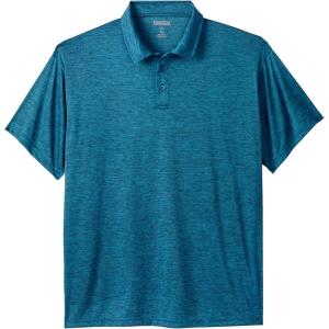 imageKingSize Mens Big ampamp Tall No Sweat PoloElectric Turquoise Marl