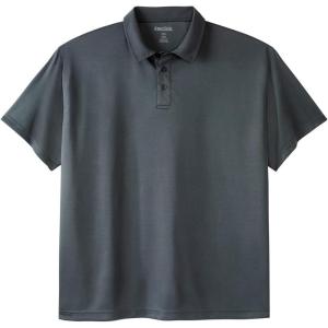 imageKingSize Mens Big ampamp Tall No Sweat PoloSteel Mesh