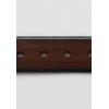 imageKingSize Mens Stitched Leather BeltBrown