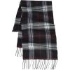 imageKingSize Mens Extra Long ScarfBlack White Plaid