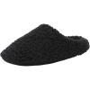 imageKingSize Mens Sherpa SlippersBlack 0001